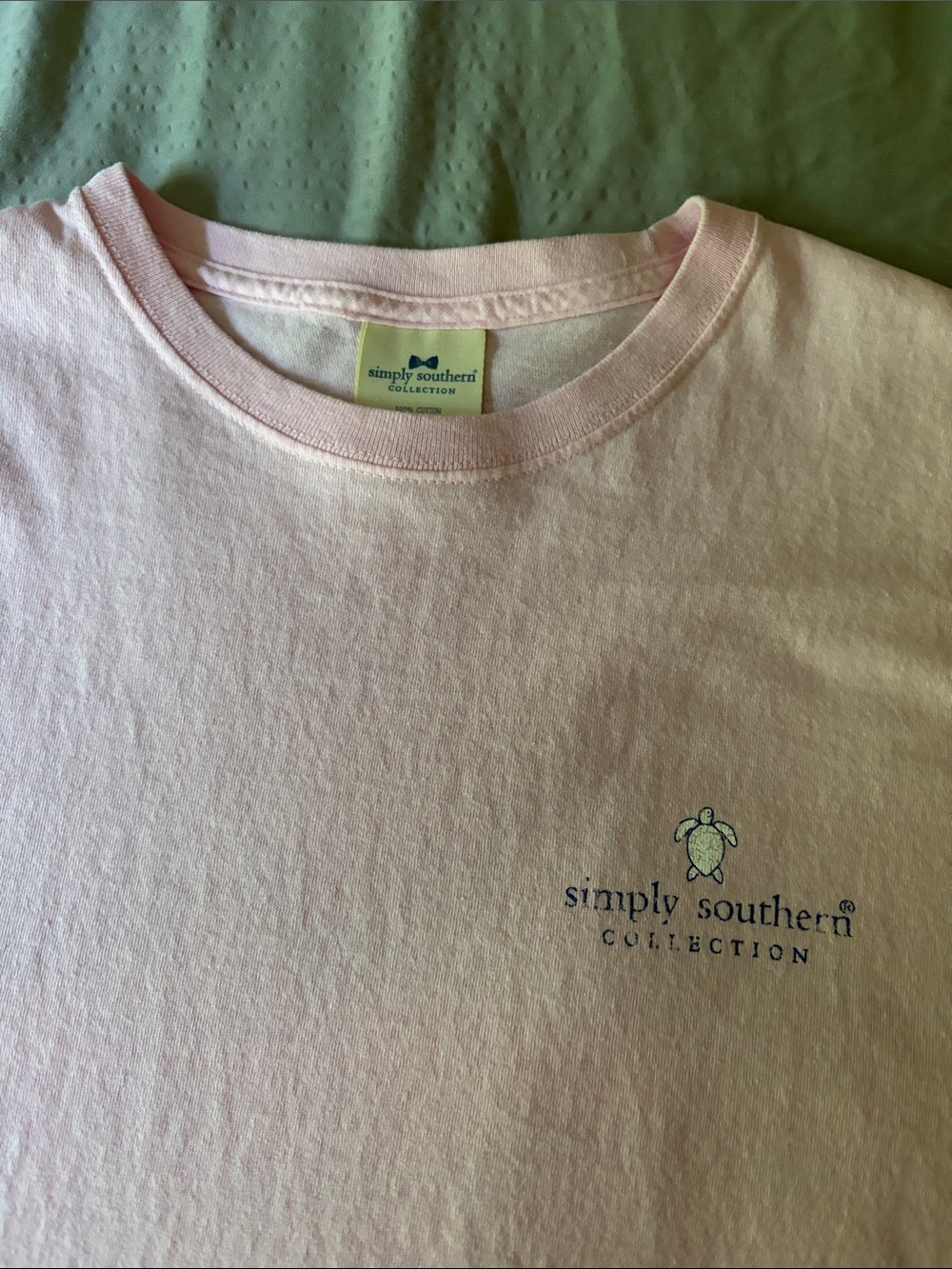 Simply Southern This is How We Roll pink short sleeve tee. Sz XL - Picture 7 of 10
